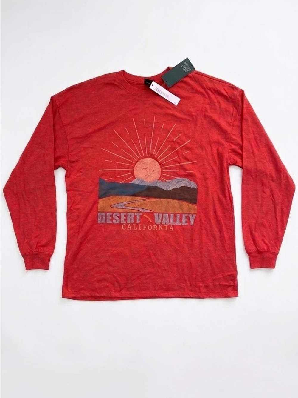 Wild Fable‎ Desert Valley California Long sleeve Graphic T-shirt Size XS UNISEX